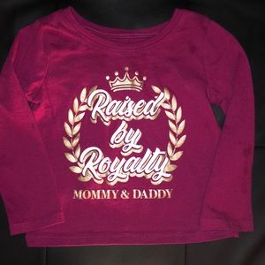 Long sleeve toddler shirt